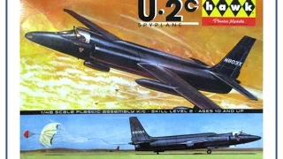 How to Build the U2-c Spyplane 1:48 Scale Hawk Model Kit #HL-421 Review