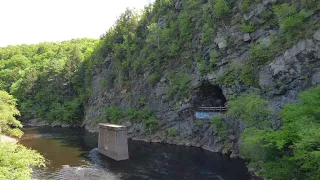 Abandoned railroad tunnel - Turn Hole Tunnel - Lehigh Gorge - near Jim Thorpe, PA