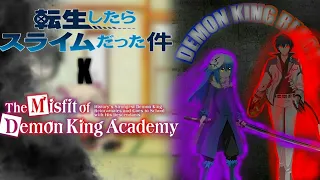 The Misfit Of Demon King Academy II (REACT TO RIMURU) As Anos Little brother