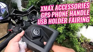 Yamaha XMAX 2019 with accessories Universal Handel Holder Fairing