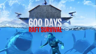 600 Days From Start To Finish Solo Raft Survival In Ark A Full Wipe Story (Pvp)