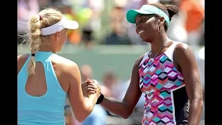 Venus Williams vs Caroline Wozniacki Miami 2015 Highlights