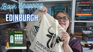 VISITING BOOKSTORES IN EDINBURGH! || Edinburgh Book Shopping Vlog 📚