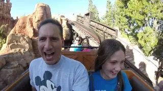 Disneyland Big Thunder Mountain Railroad roller coaster (No Vomit) Go Pro 3+