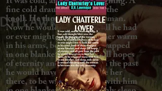 LADY CHATTERLEY’S LOVER | D.H. Lawrence 📚🎙️ #shorts #classic #romance