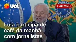 🔴 Café com jornalistas ao vivo: Lula recebe repórteres no Palácio do Planalto; acompanhe na íntegra