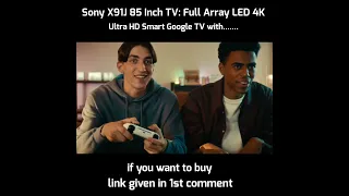 Sony X91J 85 Inch TV: Full Array LED 4K#short #techshorts #techandtechnology #unboxing#sony#tech