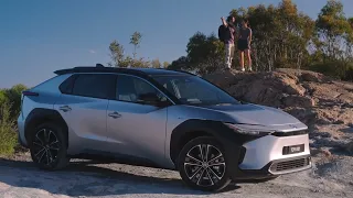 2024 Toyota bZ4X AWD Off road Driving Video
