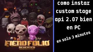 Como instalar Custom Stage Api (Fiend Folio) para The binding of Isaac