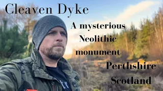 Cleaven Dyke. A 5000 year old Neolithic monument in Perthshire, Scotland.