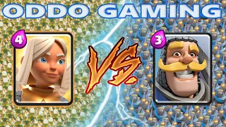 BATTLE HEALER VS KNIGHT - CLASH ROYALE BATTLE #183