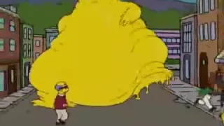 Homer blob I Lake big guts