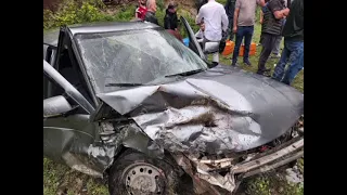 автомобильная авария произошла вчера в горах Дагестана,