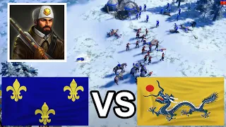 Aizamk's SKIRMISHERS having a hard time vs. the Chinese! [Age of Empires 3: Definitive Edition]