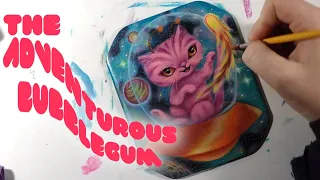 The Adventurous Bubblegum! Pop surrealism painting process with Anka of AGblend13