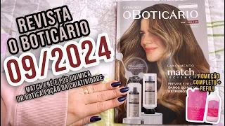 REVISTA O BOTICÁRIO 9/2024: COMPRE HIDRATANTE COMPLETO E GANHE REFIL! + Match Pré e Pós química e +