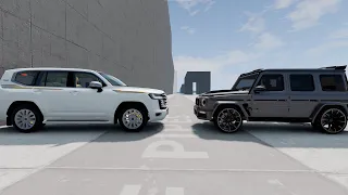 Mercedes vs Toyota Краш тест 300 Км.ч.   Crash Test