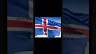 Iceland's national anthem!