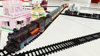 Unboxing mainan kereta api Fenfa Railcars. Mainan anak kereta api railking jumbo. Kids train toys