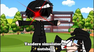 //yandere simulator in ✨nutshell✨//read description//gacha//