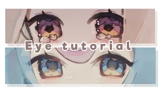 【 Tutorial 】 How to draw eyes + Tbhk inspired