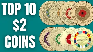 TOP 10 $2 Coloured Coins to Collect in Australia