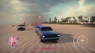 Need for Speed™ Heat Cop Chase day time in the ford mustang 65