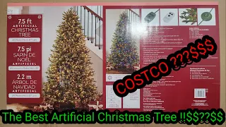 THE BEST ARTIFICIAL CHRISTMAS TREE !!$$!! 7.5 FOOT TALL COSTCO ???