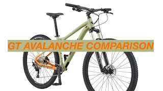 2021 GT Avalanche Comparison!! What’s The Difference Between all 4 bikes?