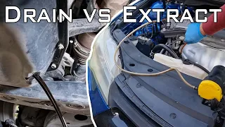 Don't change engine oil like this!! /Drain oil vs Suction pump/How to change Toyota Camry Engine OIL