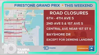 Navigating traffic in St. Pete for Grand Prix weekend
