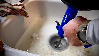 How to unclog my kitchen sink with a drum snake