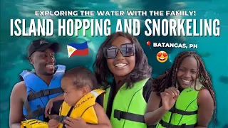ISLAND HOPPING IN THE PHILIPPINES with my KENYAN family |Snorkeling Matabungkay Beach Batangas