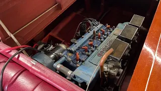 1950 Chris-Craft Six-Cylinder KBL Start-up