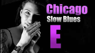 Blues Backing Track Jam - Ice B. - Chicago Slow Blues in E