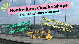 Come Thrifting in Nottingham: Uncovering Gems in 10 Different Charity Shops! Reseller goes Sourcing!