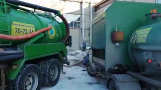Прочистка канализации каналопромывочной и илососной машиной
