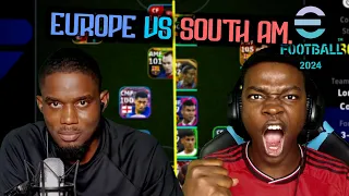 FIFA BEST 11🏆| EUROPE VS SOUTH AMERICA | PROF BOF vs MACKIE PES HD🔥🔥