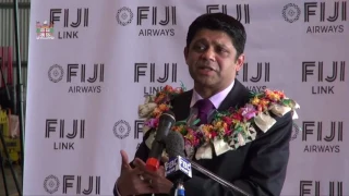 Fijian Attorney General announce Fiji Airways record profit for Year 2016.