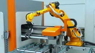 Fully Automatic Window Door Production Machines Line with Robot MES system