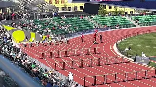 Oregon 4a state boys 110 hurdles final heat