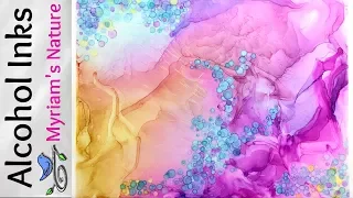 49] Alcohol Ink WISPY Looks + embellishments - Detailed Tutorial