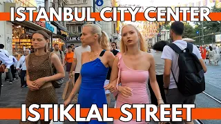CITY CENTER ISTANBUL 4K WALKING TOUR AROUND TAKSIM SQUARE,ISTIKLAL STREET | 16 JULY 2023