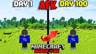 Can You Survive 100 Days AFK in Minecraft Hardcore?