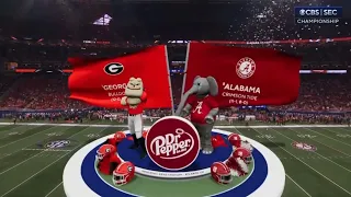 SEC Championship on CBS intro | 1 Georgia vs 8 Alabama | 12/2/23