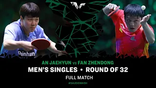 FULL MATCH | AN Jaehyun vs FAN Zhendong | MS R32 | #SaudiSmash 2024