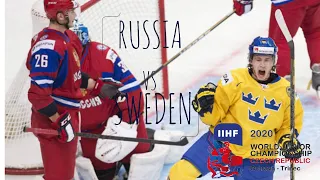 WJC 2020: Semifinals Russia vs Sweden HIGHLIGHTS