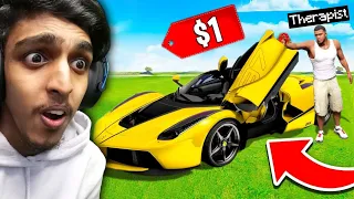 GTA 5 : But EVERYTHING I Touch COSTS $1 !! MALAYALAM