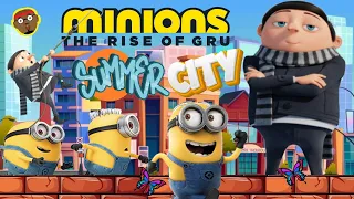 The Minions Rise of Gru Summer City Run | Minions Summertime Dance and Freeze | PhonicsMan Fitness