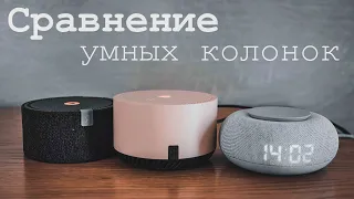 Сравнение умных колонок (Станция мини + Станция Лайт + Капсула мини)